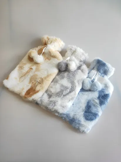 Soft Feeling Fur Cover for Hot Water Bottle