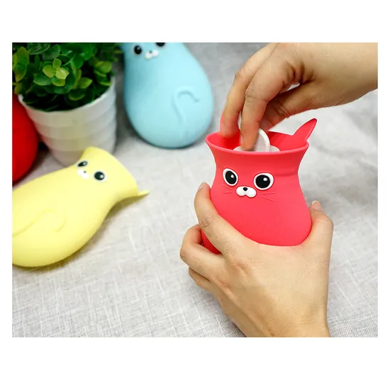 Recycle Used High Quality Rubber Hot Water Bag Warm Hand Colorful Option Hot Water Bag for Sale