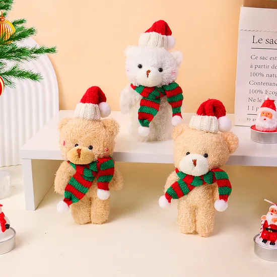 Cute Christmas Teddy Bear Stuffed Toy 