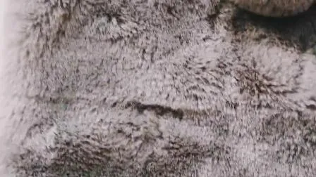 Luxurious Grey Fur Cover for Hot Water Bottle 