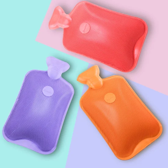 Cheapest Rubber Hot Water Bottle with Super Soft Plush Cover High Capacity Hot Water Bag