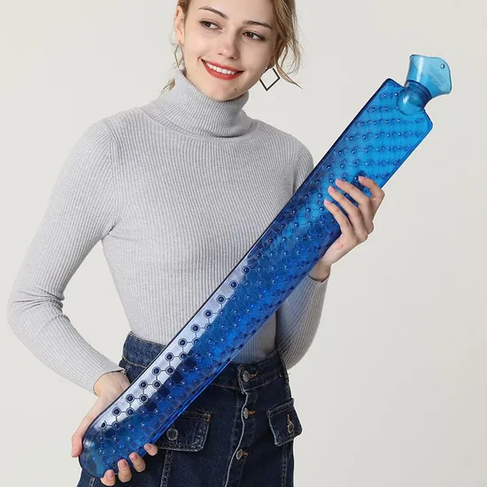 2500ml Leakproof Long Hot Water Bottle Winter Hand Feet Warmer Long Hot Water Bag 