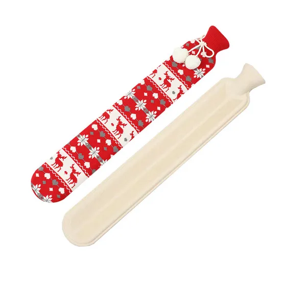 New Style 2L Long Rubber Soft Cover Hot Water Bag 