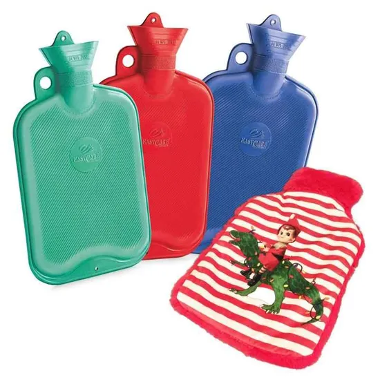 Hot Water Bottle Reusable Rubber Warm Hot