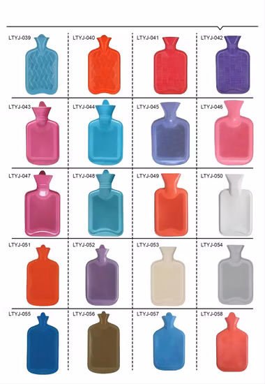 Hot Water Bag with Cover Thick Natural Rubber Relaxing 2000ml