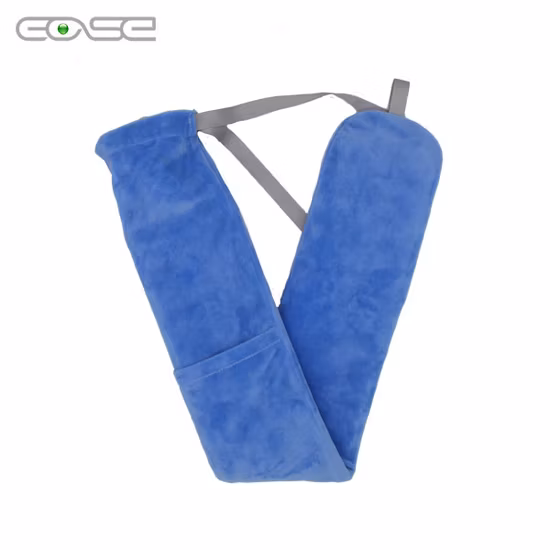 Long Hot Water Bottle Rubber Hot Water Bag with Soft Fleece Cover